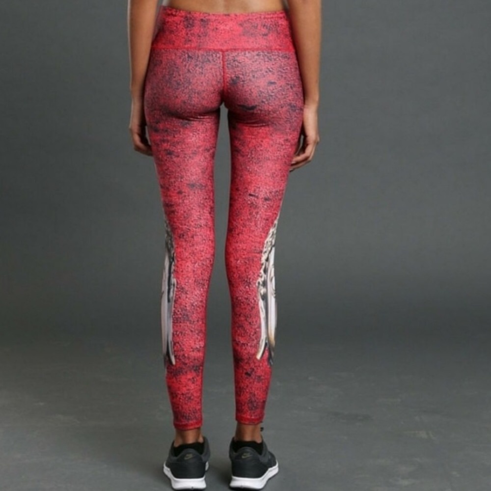 Noli XS red Buddha yoga pants